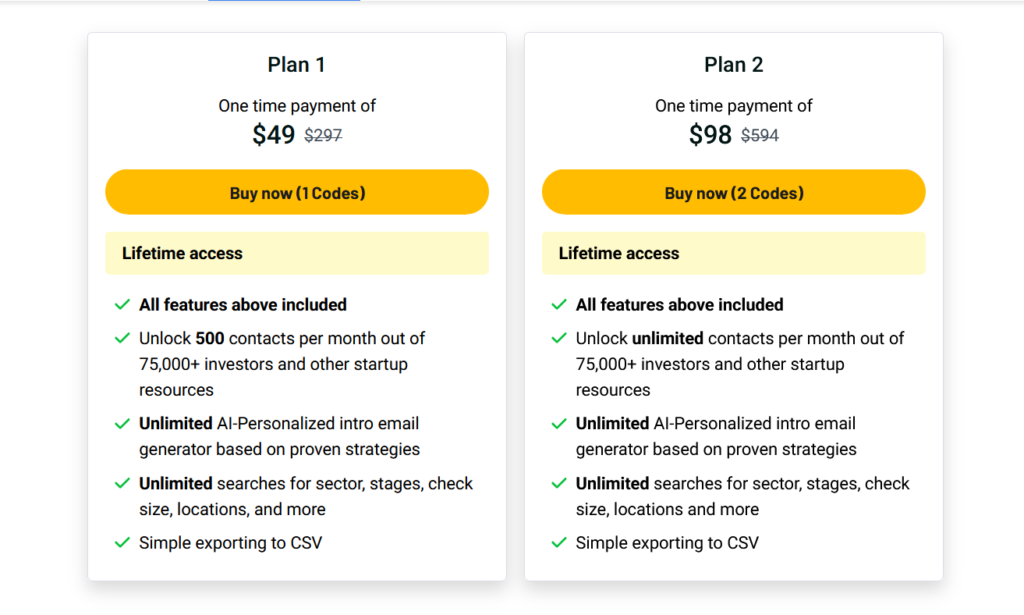 CapitalConnector.ai Pricing & Plans
