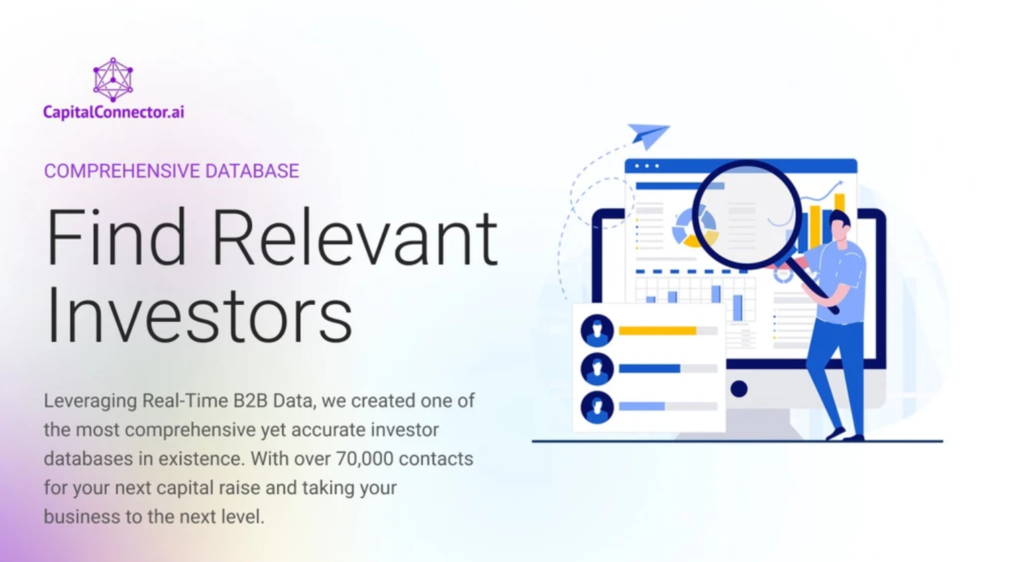 Free Trial CapitalConnector.ai startup's growth Platform