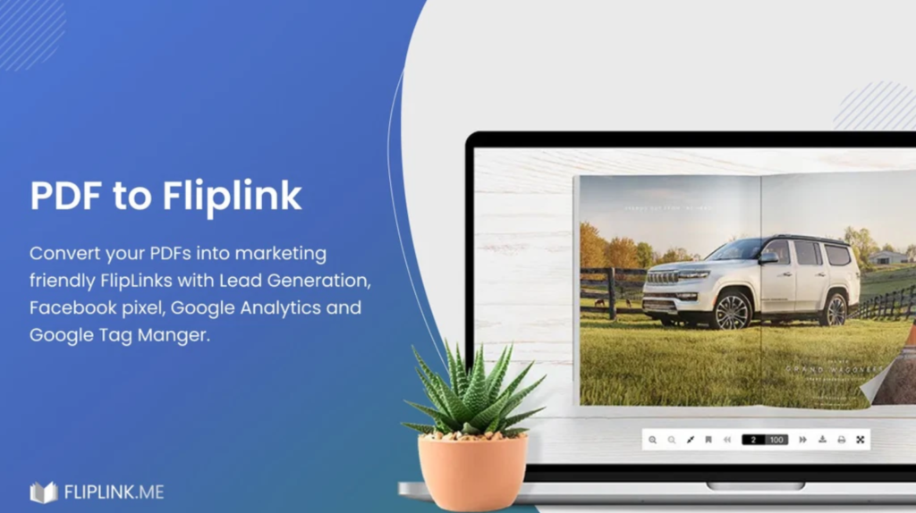Free Trial FlipLink.me financial Marketing analytics tool