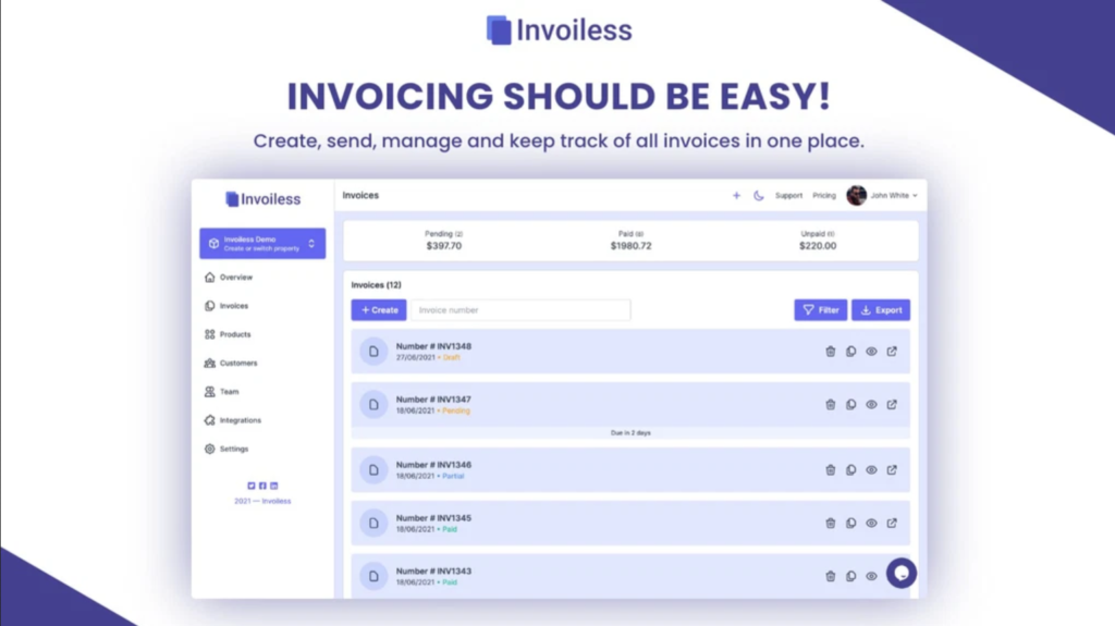 Purchase Online Invoicing Software Invoiless Now