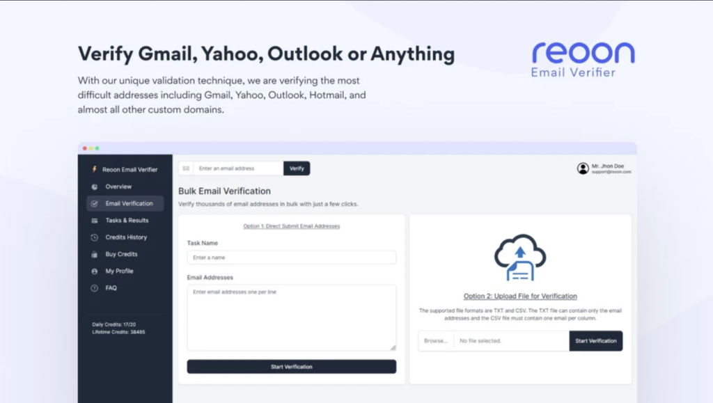 Reoon Email Verifier Benefits