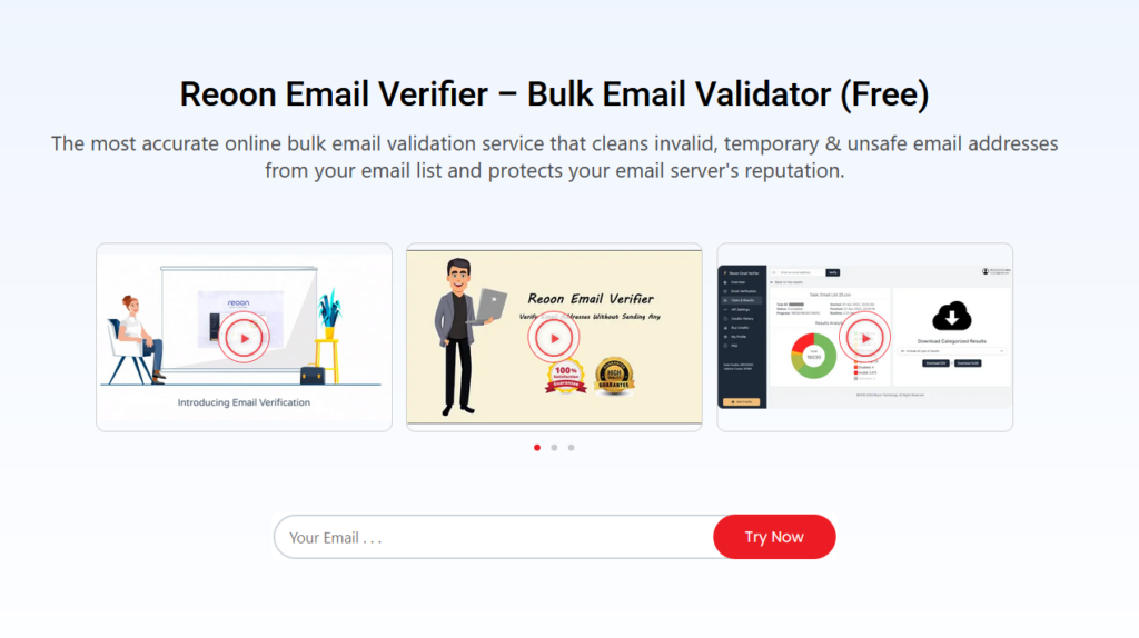 Reoon Email Verifier Features
