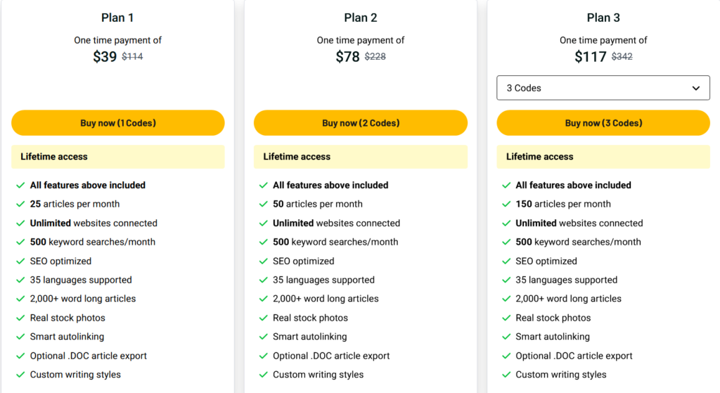 WPAutoBlog Pricing & Plans