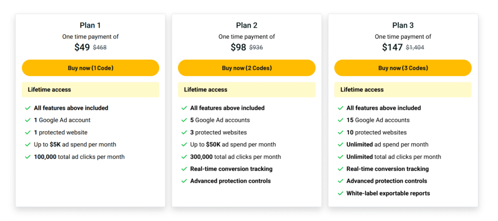 ClickMoat Pricing & Plans