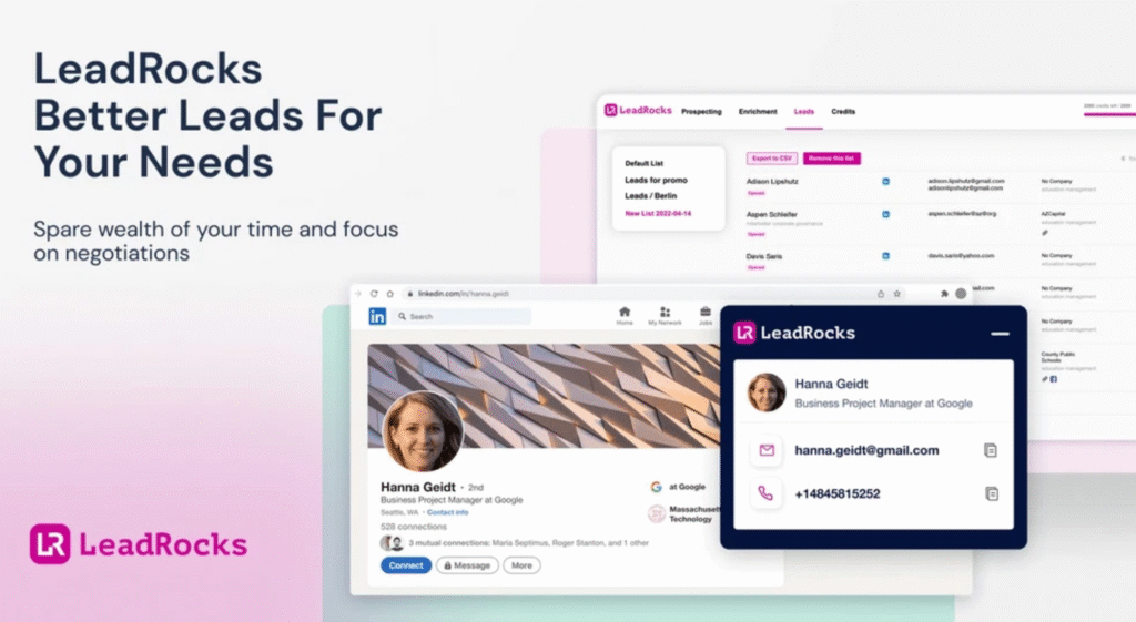 LeadRocks Pros And Cons