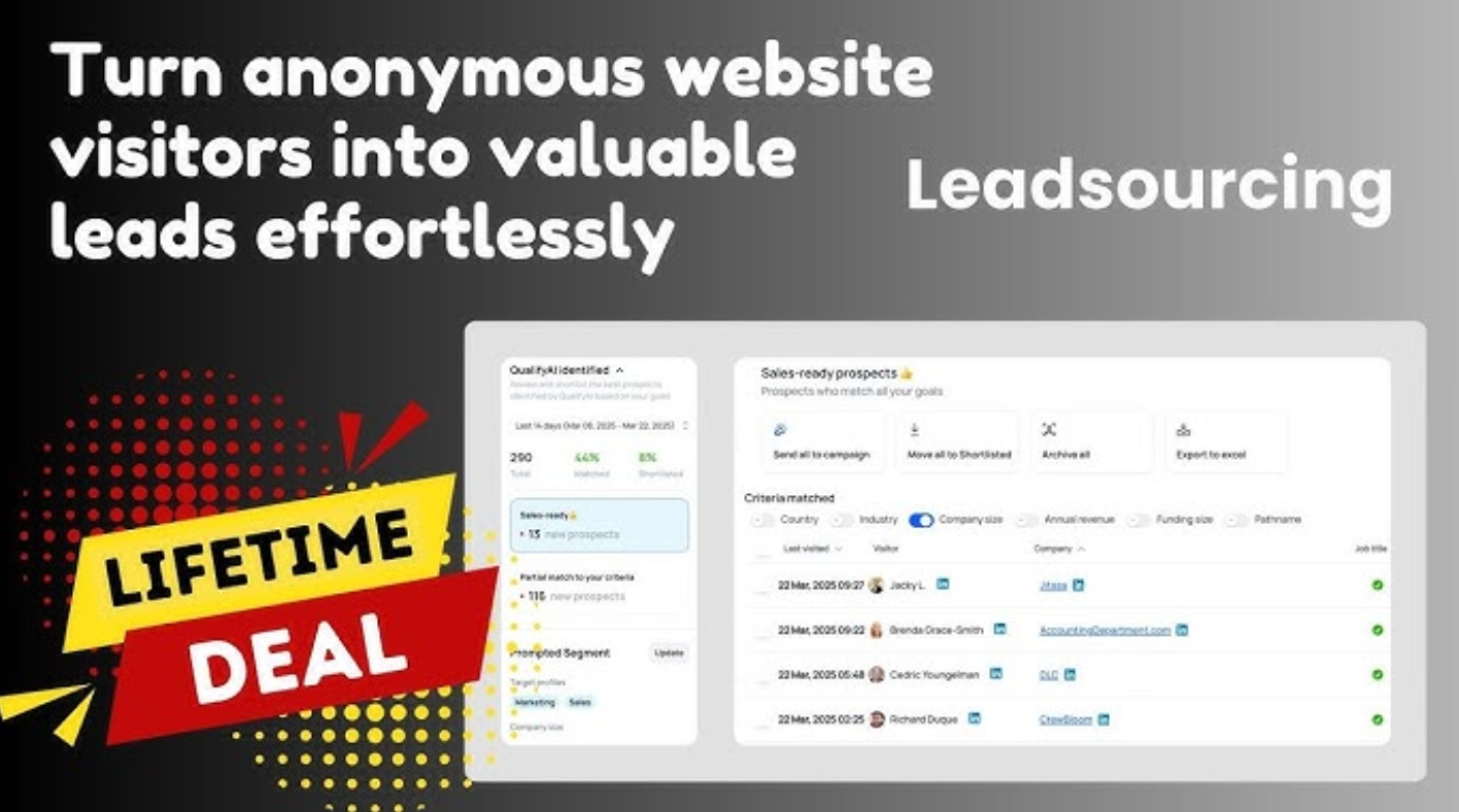 Leadsourcing Lifetime Deal